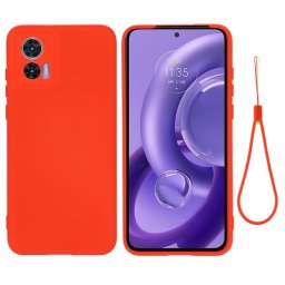 RUBBER Motorola Edge 30 Neo piros védőburkolat