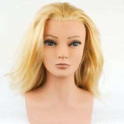 L'Image Carla Szemléltetőfej természetes haj (30cm) (OMC 2306)