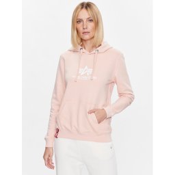 Alpha Industries Pulóver New Basic 196032 Rózsaszín Regular Fit