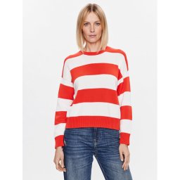 United Colors Of Benetton Sweater 1494E105J Piros Boxy Fit