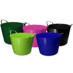 Vplast V Trug Flexi vályú kék 65 l istálló állattartás etetés itatástechnológia