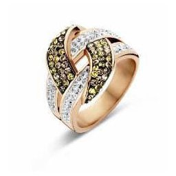 Victoria Rose gold színű színes köves gyűrű