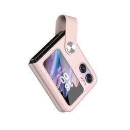 SWIFT Védőtok Oppo Find N2 Flip rózsaszín tartóval
