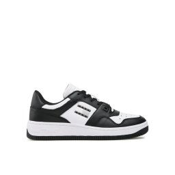 Tommy Jeans Sportcipő Basket Leather EM0EM01165 Fekete