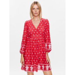 Pepe Jeans Hétköznapi ruha Batia PL953233 Piros Regular Fit