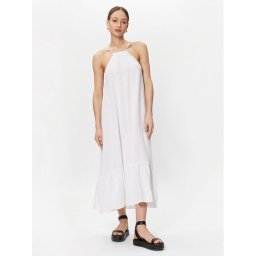 Replay Nyári ruha W9004.000.84614G Fehér Regular Fit