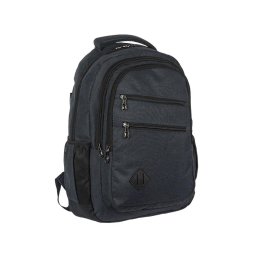 5+2 zsebes kék vászon hátizsák Adventurer