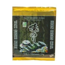 Yaki sushi nori pirított algalapok GOLD minőségben, 10 db - 25 g
