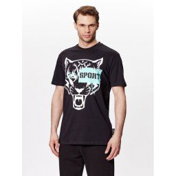 Plein Sport Póló SACC MTK6029 SJY001N Fekete Regular Fit
