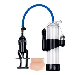 Pump Up kétujjas péniszpumpa, vibrációval, vagina nyílással
