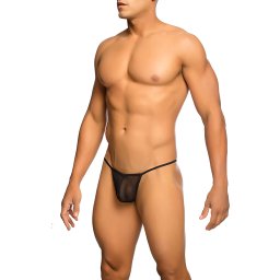 MOB Sheer T-Back férfi tanga. Méret:S/M