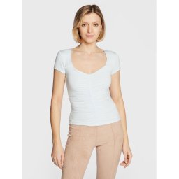 Guess Blúz W3RP14 KACM0 Kék Slim Fit