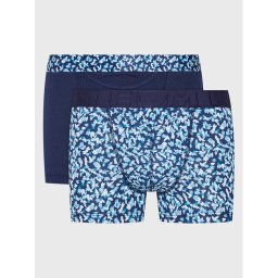 HOM 2 darab boxer Blue Flower 405764 Sötétkék