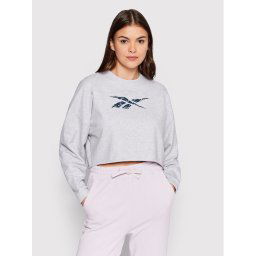 Reebok Pulóver Safari HG3834 Szürke Relaxed Fit