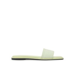Calvin Klein Papucs Squared Flat Slide He HW0HW00817 Zöld