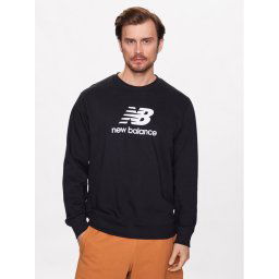 New Balance Pulóver MT3153 Fekete Relaxed Fit