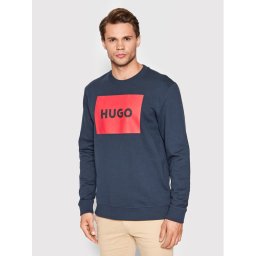 Hugo Pulóver Duragol222 50467944 Sötétkék Regular Fit