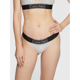 Calvin Klein Swimwear Bikini alsó KW0KW01950 Ezüst