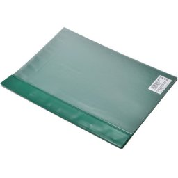 A4 ROC PVC gyorskötő elülső zsebbel, átlátszó hátul zöld