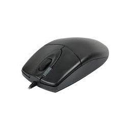 A4tech OP-620D, egér, 2 kattintás, 1 kerék, 3 gomb, USB, fekete