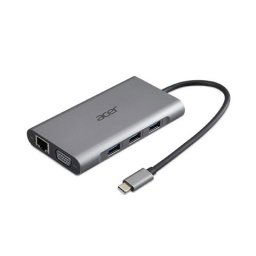 ACER 12v1 Type C dongle: 2 x USB3.2, 2 x USB2.0, 1 x SD / TF, 2 x HDMI, 1 x PD, 1 x DP, 1 x RJ45, 1 x 3.5 audio