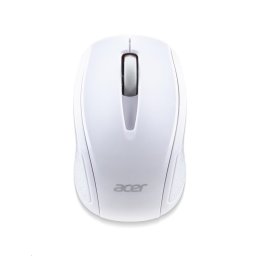 ACER vezeték nélküli egér G69 fehér - RF2.4G, 1600 dpi, 95x58x35 mm, 10 m hatótáv, 2x AAA, Win / Chrome / Mac, kiskereskedelmi csomag