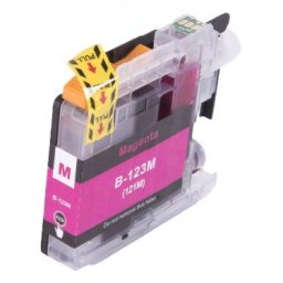 BROTHER LC-123 (LC123M) - kompatibilis patron, magenta
