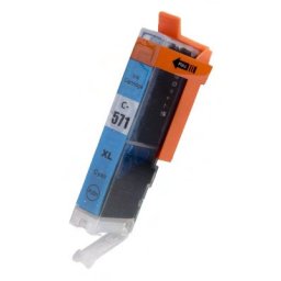 CANON CLI-571-XL (0332C001) - kompatibilis patron, cyan (azúrkék)