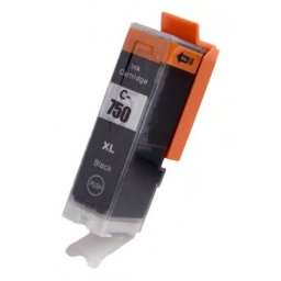 CANON PGI-750 (6498B001) - kompatibilis patron, black (fekete)