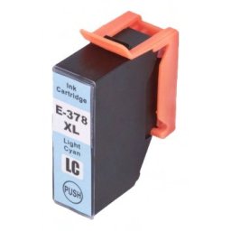 EPSON T3785-XL (T3785XL) - kompatibilis patron, light cyan (világos azúrkék)