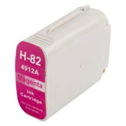 HP 82 (C4912AE) - kompatibilis patron, magenta