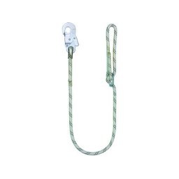 Biztonsági kötél LB 100 karabinerrel, 1,5 m