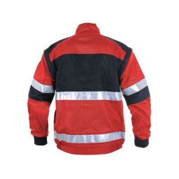 Blúz CXS LUXY BRIGHT, férfi, piros-fekete, 46-os méret