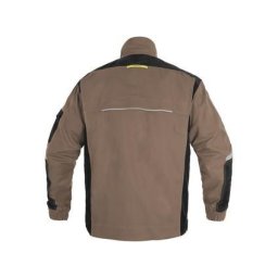 Blúz CXS STRETCH, férfi, bézs-fekete, 50-es méret