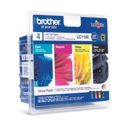 Brother LC-1100 (LC1100VALBP) - eredeti patron, black + color (fekete + színes)