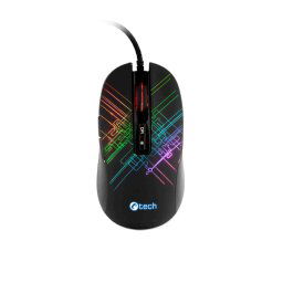C-TECH gaming egér Alkonyat, alkalmi játék, 3200 DPI, RGB háttérvilágítás, USB