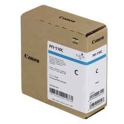 Canon PFI-110 (2365C001) - eredeti patron, cyan (azúrkék)