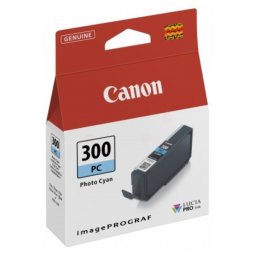 Canon PFI-300 (4197C001) - eredeti patron, photo cyan (foto azúrkék)