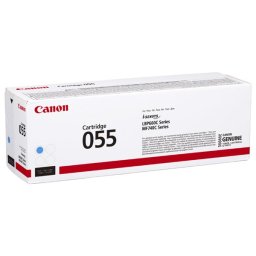 Canon 055 (3015C002) - eredeti toner, cyan (azúrkék)