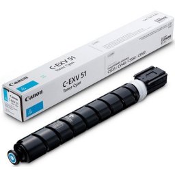 Canon CEXV-51 (0485C002) - eredeti toner, cyan (azúrkék)