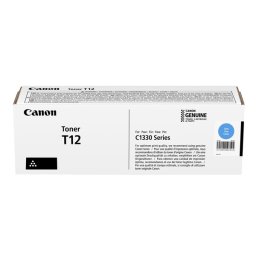 Canon T-12 (5097C006) - eredeti toner, cyan (azúrkék)