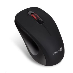 CONNECT IT "MUTE" vezeték nélküli optikai csendes egér, USB, (+ 1x AA elem nélkül), fekete