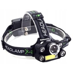 CREE fényszóró 1 x XM-L T6 4 x erős Q5 fehér 1 x erős COB ZOOM szalag