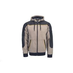 CREMORNE kapucnis pulóver világos oliva 3XL