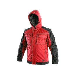 CXS IRVINE dzseki, téli, férfi, piros-fekete, 4XL-es méret