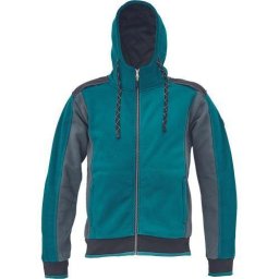 DAYBORO petróleum kapucnis pulóver 3XL