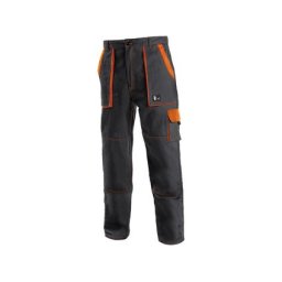 Derék nadrág CXS LUXY JOSEF, férfi, fekete-narancs, 68-as méret