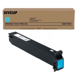 Develop TN-214 (A0D74D3) - eredeti toner, cyan (azúrkék)