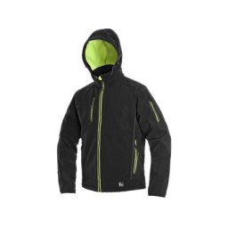 DURHAM kabát, férfi, fekete-sárga, XL-es méret