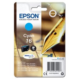 Epson T1622 (C13T16224012) - eredeti patron, cyan (azúrkék)